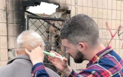 Ukraine: hearing loss caused by bombings