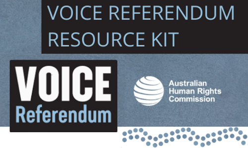 Educational resource kit for the Voice referendum.